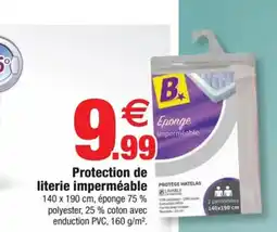 Bazarland Protection de literie imperméable offre