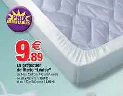Bazarland La protection de literie Louise offre