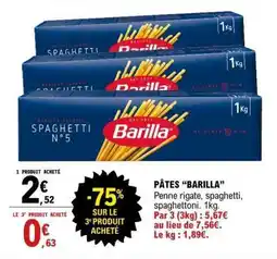 E.Leclerc PÂTES BARILLA offre