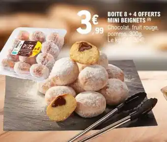 E.Leclerc BOITE 8 + 4 OFFERTS MINI BEIGNETS offre