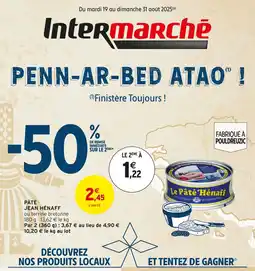 Intermarché Hyper JEAN HÉNAFF Pâté offre