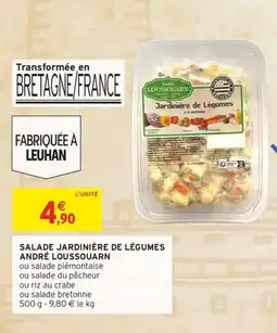 Intermarché Hyper Salade jardinière de légumes andré loussouarn offre