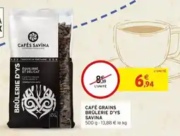 Intermarché Hyper Café grains brûlerie d'ys savina offre