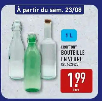 ALDI CROFTON Bouteille en verre offre