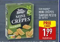 ALDI SUN SNACKS Mini crêpes saveur pesto offre