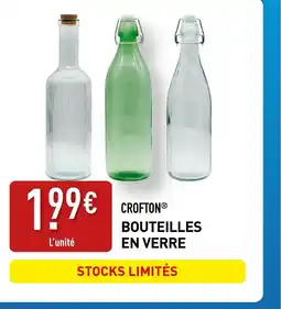 ALDI CROFTON Bouteilles en verre offre