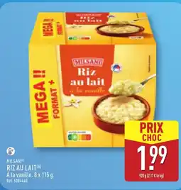 ALDI MILSANI Riz au lait offre