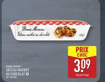 ALDI BONNE MAMAN Gâteau marbré au chocolat offre