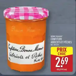 ALDI BONNE MAMAN Confiture abricots et pêches offre