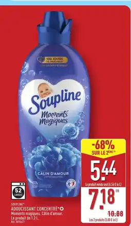 ALDI SOUPLINE Adoucissant concentré offre