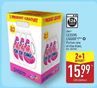 ALDI OMO Lessive liquide offre
