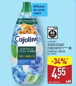 ALDI CAJOLINE Adoucissant concentré offre