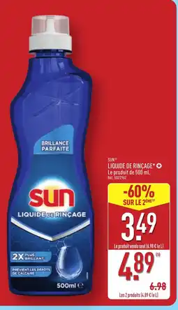 ALDI SUN Liquide de rinçage offre