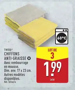 ALDI TWIDO Chiffons anti-graisse offre