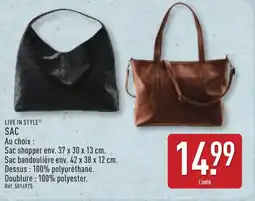 ALDI LIVE IN STYLE Sac offre