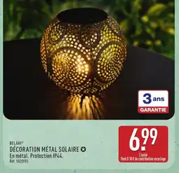 ALDI BELAVI Décoration métal solaire offre