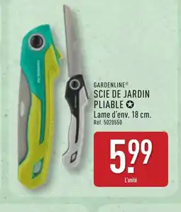 ALDI GARDENLINE Scie de jardin pliable offre