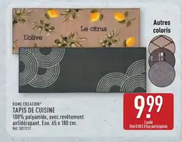 ALDI HOME CREATION Tapis de cuisine offre