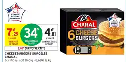 Intermarché Express CHARAL Cheeseburgers surgelés offre
