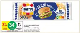 Intermarché Express HARRYS Le maxi burger sésame offre