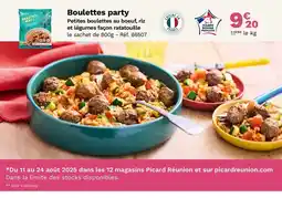 Picard Boulettes party offre