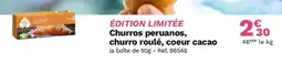 Picard Churros persionos churro roulé, coeur cacao offre