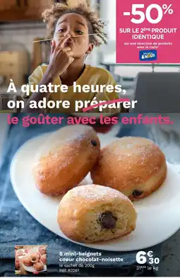 Picard 8 Mini-beignets coeur chocolat-noisette offre