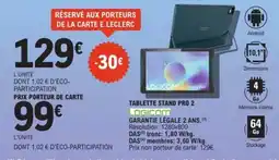 E.Leclerc Espace Culturel LOGICOM Tablette stand pro 2 offre