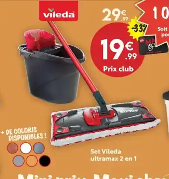 Maxi Bazar VILEDA Set ultramax 2 en 1 offre