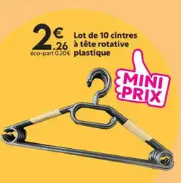Maxi Bazar Lot de 10 cintres offre
