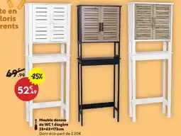Maxi Bazar Meuble dessus de WC 1 étagère offre