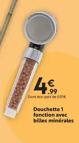 Maxi Bazar Douchette 1 fonction avec billes minérales offre