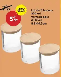 Maxi Bazar Lot de 3 bocaux offre