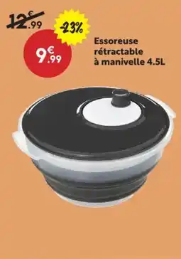 Maxi Bazar Essoreuse rétractable à manivelle offre