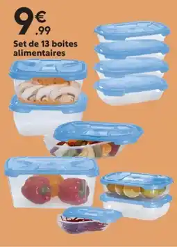 Maxi Bazar Set de 13 boites alimentaires offre