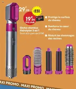 Maxi Bazar Sèche-cheveux Hairstyler 5 en 1 offre