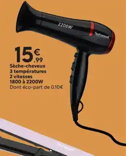 Maxi Bazar Sèche-cheveux 3 températures 2 vitesses 1800 à 2200W offre