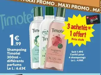 Maxi Bazar TIMOTEI Shampoing offre
