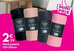 Maxi Bazar Plaid polaire offre