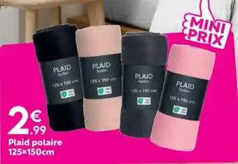 Maxi Bazar Plaid polaire offre