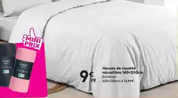 Maxi Bazar Housse de couette microfibre offre