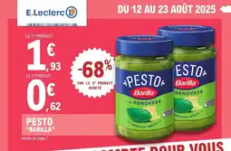 E.Leclerc BARILLA Pesto offre