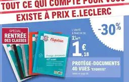 E.Leclerc ESQUISSE Protège-documents 40 vues offre