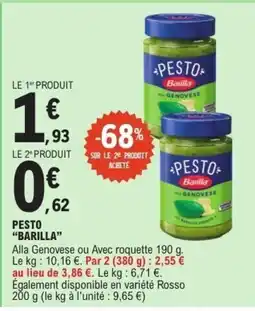 E.Leclerc BARILLA Pesto offre