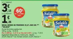 E.Leclerc SALAKIS Bocal herbes de provence 25,8% mat gr offre