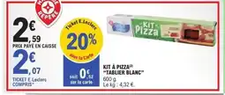 E.Leclerc TABLIER BLANC Kit à pizza offre