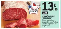 E.Leclerc COCHONOU Le pavé nature offre