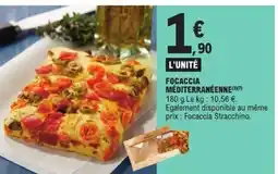E.Leclerc Focaccia méditerranéenne offre