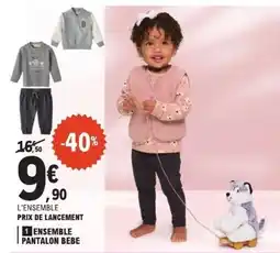 E.Leclerc Ensemble pantalon bebe offre