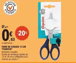 E.Leclerc ESQUISSE Paire de ciseaux offre